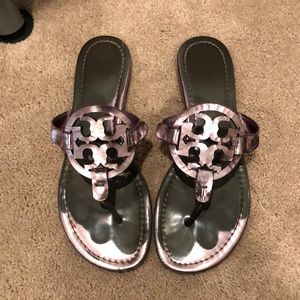 Tory Burch Pink Metallic Sandals